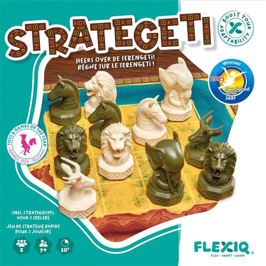 SnelShoppen - FlexIQ Strategeti Bordspel Spelers - Strategisch Spel Jaar - Speelduur 10 Minuten - Belgisch en Frans