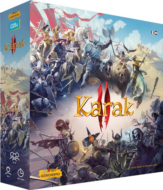Karak II - Geronimo Games - Bordspel - jaar oud - van 2 tot 5 spelers
