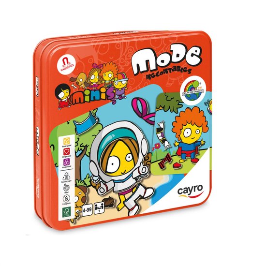 SnelShoppen - Cayro Knipmodus Bordspel voor Kinderen - Fantasie Ontwikkeling - Grappige Kledingwissel Spel - 1 Speler - Geschikt tot 99 Jaar