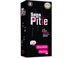 SnelShoppen - Bordspellen La Double Peine – 600 kaarten, perfect voor feest, spelletjesavond, en gezelligheid met vrienden en familie – gemaakt in Fra