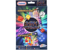 Grafix 2In1 Dobbelspel Regenboog + Speel En Herhaal