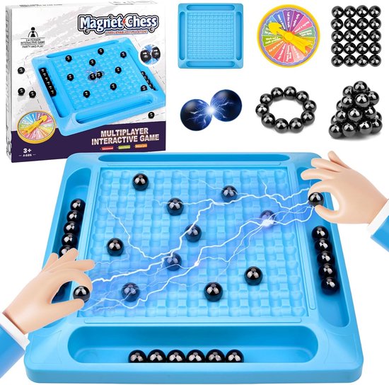 Solacis Magnetisch schaakspel - Magnetisch schaakbord - Reis schaakspel - Schaken - Schaakspel - Must have!