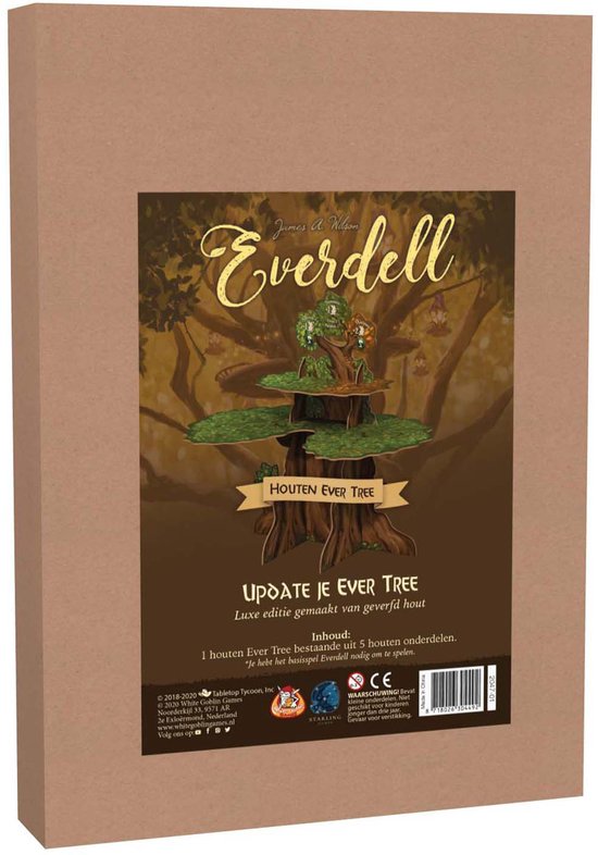 White Goblin Games - Everdell: Houten Evertree - familiespel - 1 tot 4 spelers - 40 minuten - jaar