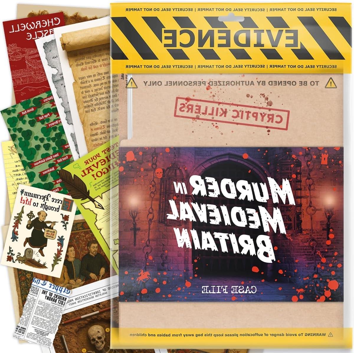 Cryptic Killers Unsolved Murder Mystery Game – Cold Case Files Investigation Detective Evidence & Crime File – Individuals, Date Nights & Party Games – Murder in Medieval Britain