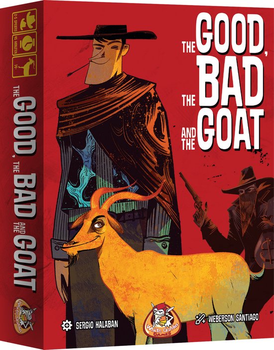 White Goblin Games - The Good, The Bad and The Goat - Kaartspel - 2 tot 5 spelers - 45 minuten - jaar