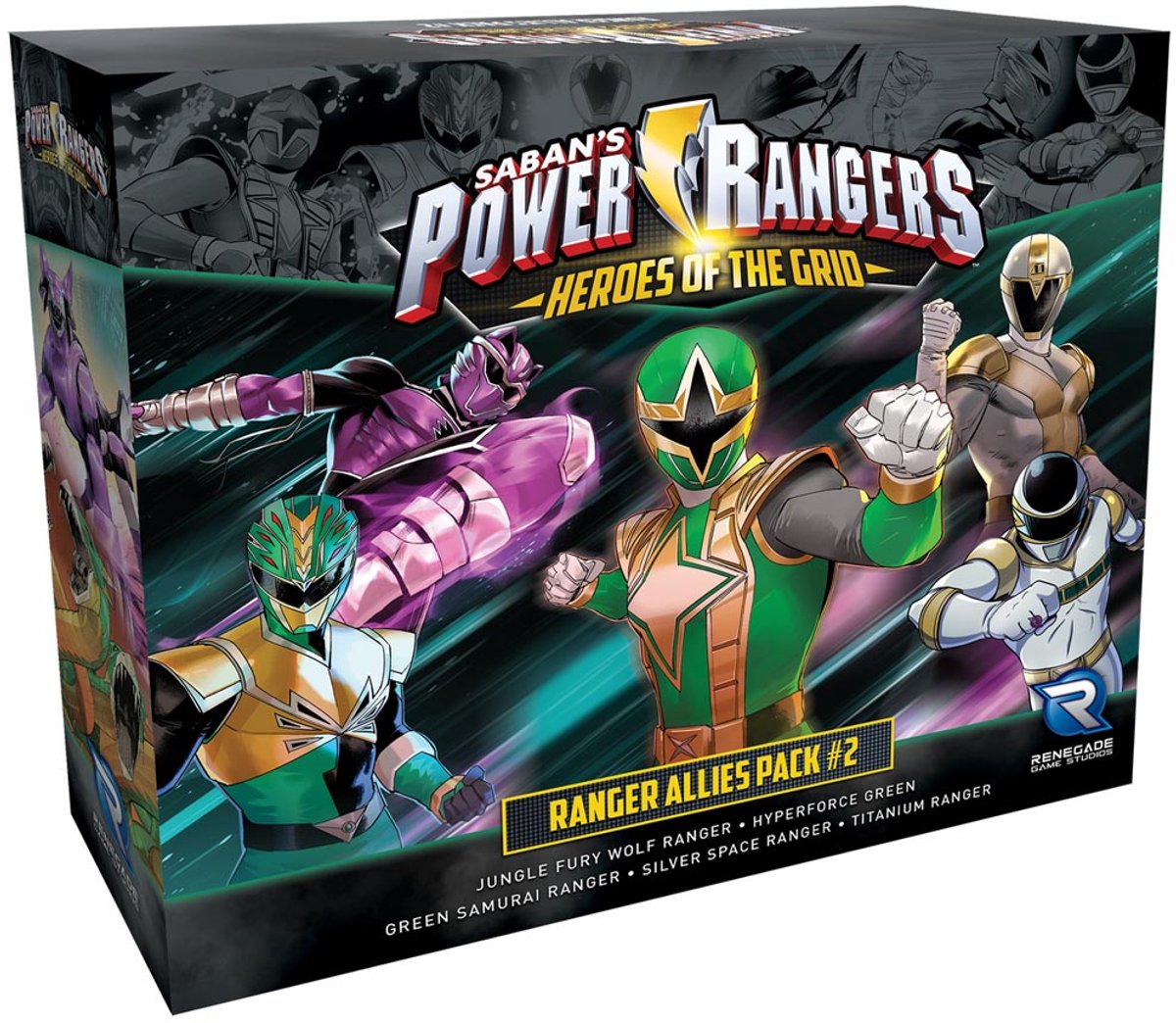 Power Rangers: Heroes of the Grid - Ranger Allies Pack #2 - Extension - En anglais - Renegade Game Studios