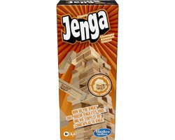 Klassieke Jenga Blokken van echt hardhout Stapeltorenspel voor kinderen vanaf 6 jaar 1 of meer spelers