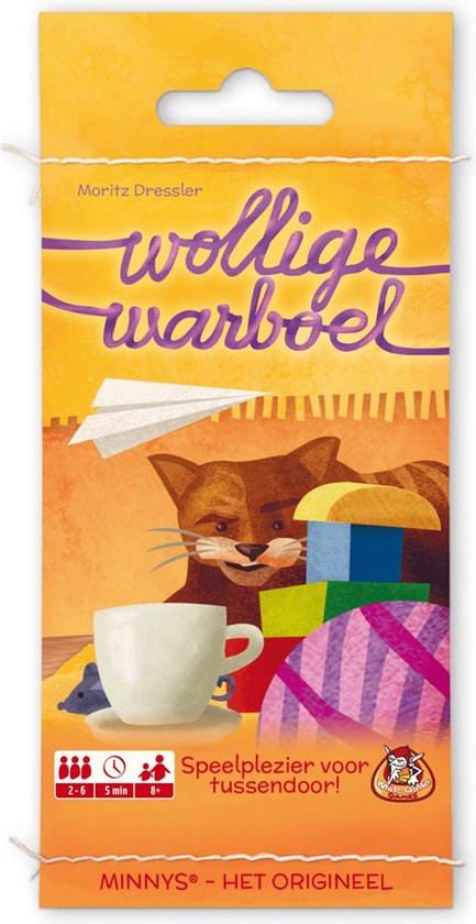 White Goblin Games - Minnys: Wollige Warboel - familiespel - 2 tot 6 spelers - 5 minuten - jaar