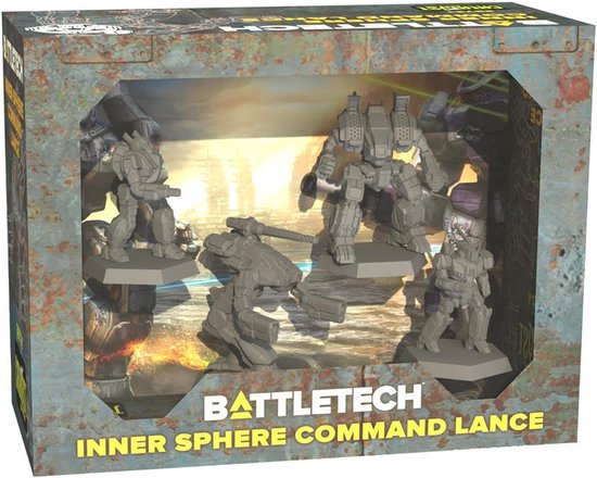BattleTech: Inner Sphere Command Lance - Miniatuurspel - Iconische Mechs - Catalyst Game Labs