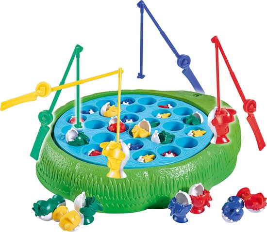 Noris - Visspel - Hengelspel - Actiespel - 4 spelers - 32 x 28 cm