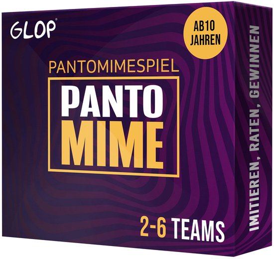 Thijox - Glop Pantomime, jeu de société pour enfants et adultes, jeu pour toute la famille, jeux familiaux, moments magiques, jeux