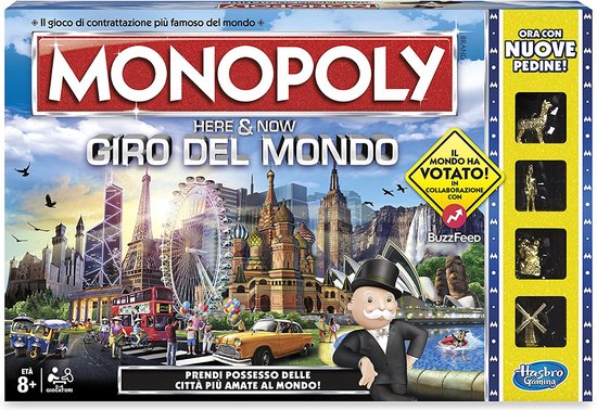 Hasbro Monopoly Giro del Mondo Bordspel Strategie
