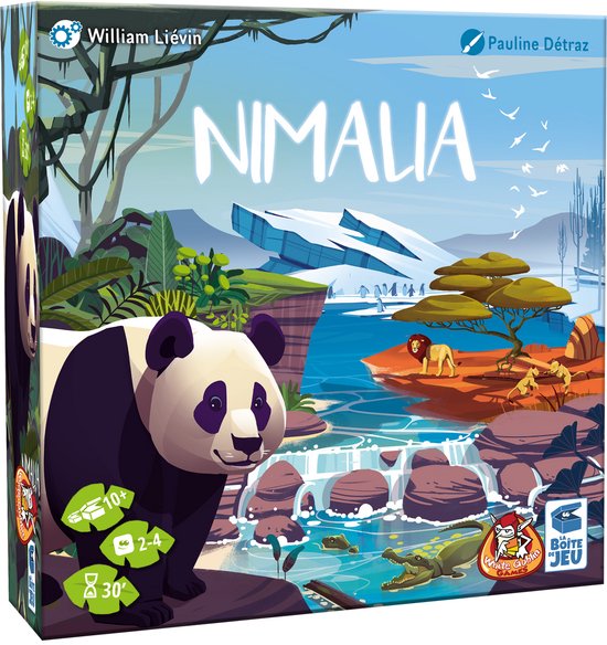 White Goblin Games - Nimalia - Kaartspel - 2 tot 4 spelers - 30 minuten - jaar