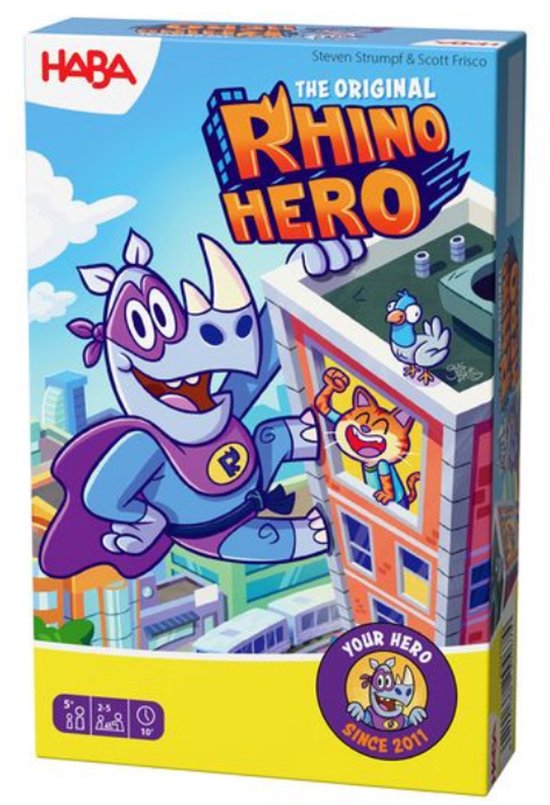 Spel - Rhino hero - The original - 5+