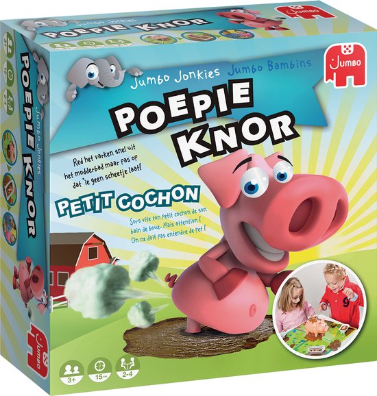 Jumbo - Poepie Knor - Bordspel voor kinderen - jaar - 2 tot 4 spelers