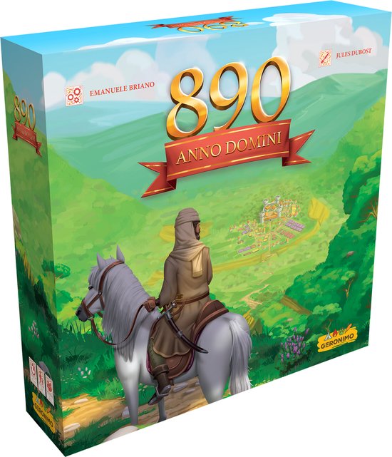 890 Anno Domini - Geronimo Games - Bordspel - jaar oud - van 2 tot 4 spelers - strategische spel