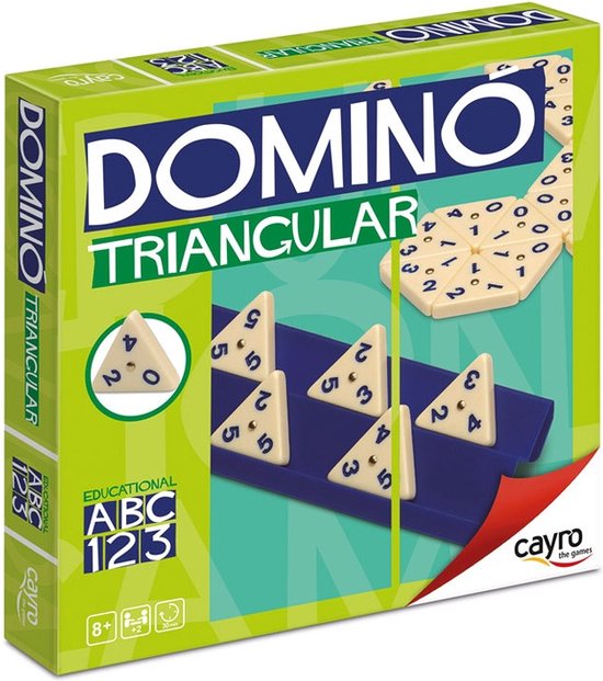 Cayro - Triangular Domino - Dominospel - 2-4 Spelers - Geschikt Jaar