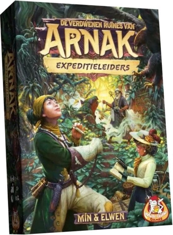 White Goblin Games - De Verdwenen Ruïnes van Arnak: Expeditieleiders - expertspel - 1 tot 4 spelers - 30 minuten - jaar