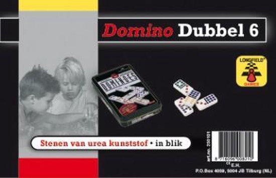 Small Foot - Domino Spel 6 Kleuren