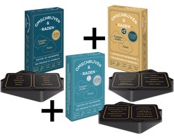 COMBI-DEAL: Omschrijven & Raden #1 + #2 + #3 - Kaartspel - 30 Seconden tijdlimiet per 5 begrippen / totaal 3240 begrippen - pocketformaat raadspel / partyspel - 4-12 spelers (grote groepen)