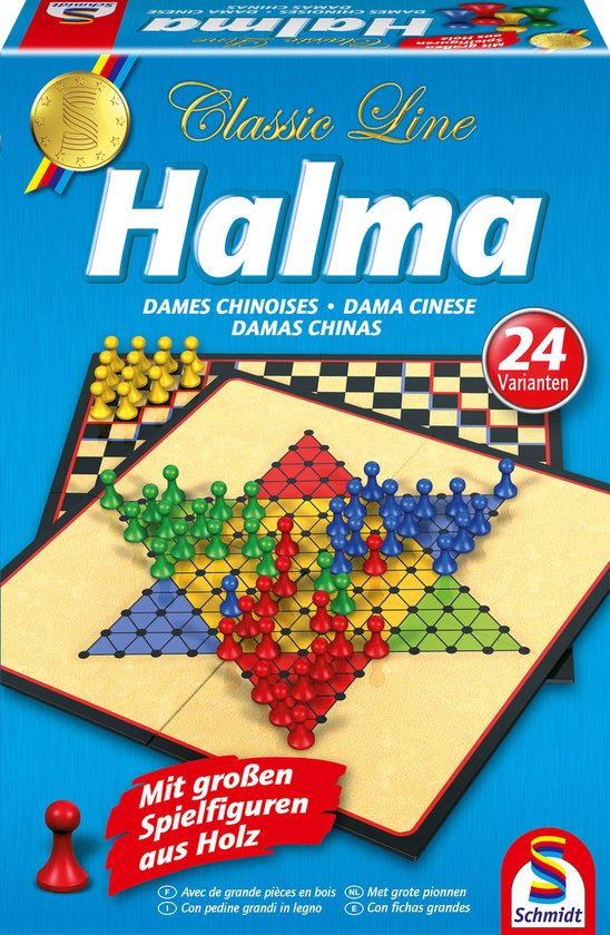 Schmidt Halma - Bordspel tot 4 spelers - jaar