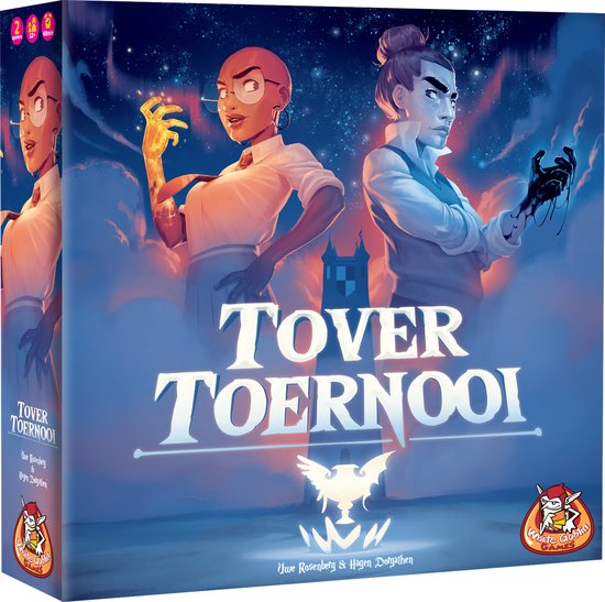 White Goblin Games - Tovertoernooi - 2 persoonsspel - 2 spelers - 45 minuten - jaar