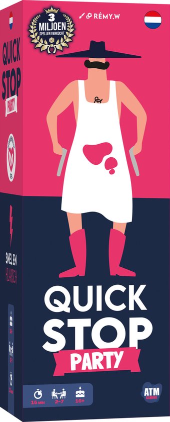 Quickstop Party - Belgisch Kaartspel - Partyspel