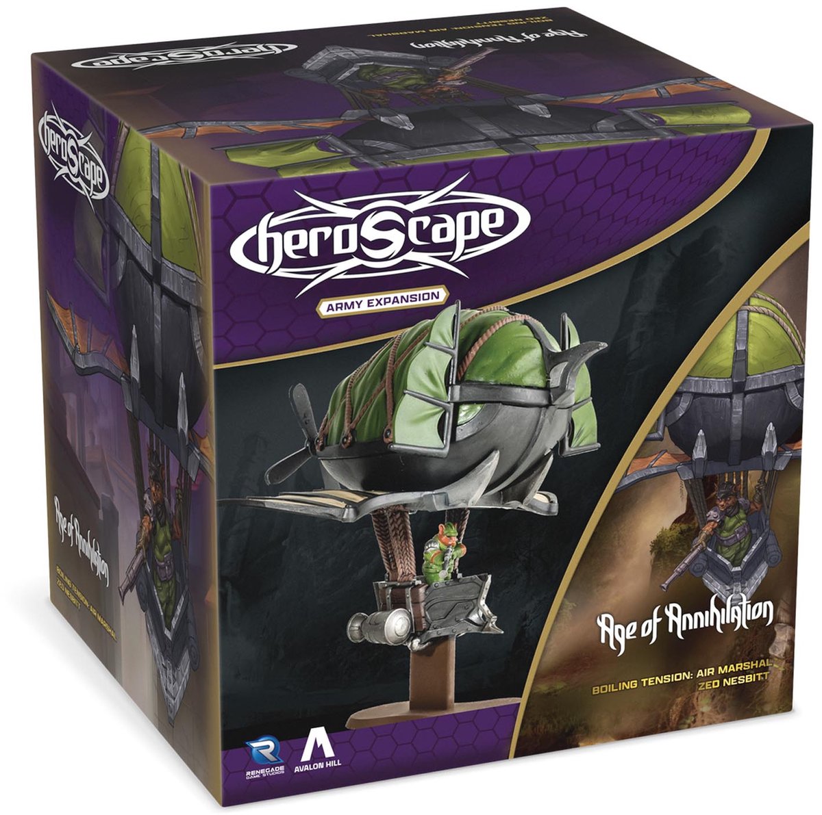 Heroscape Boiling Tension Air Marshal Zed Nesbitt Expansion - Jeu de figurines - Anglais