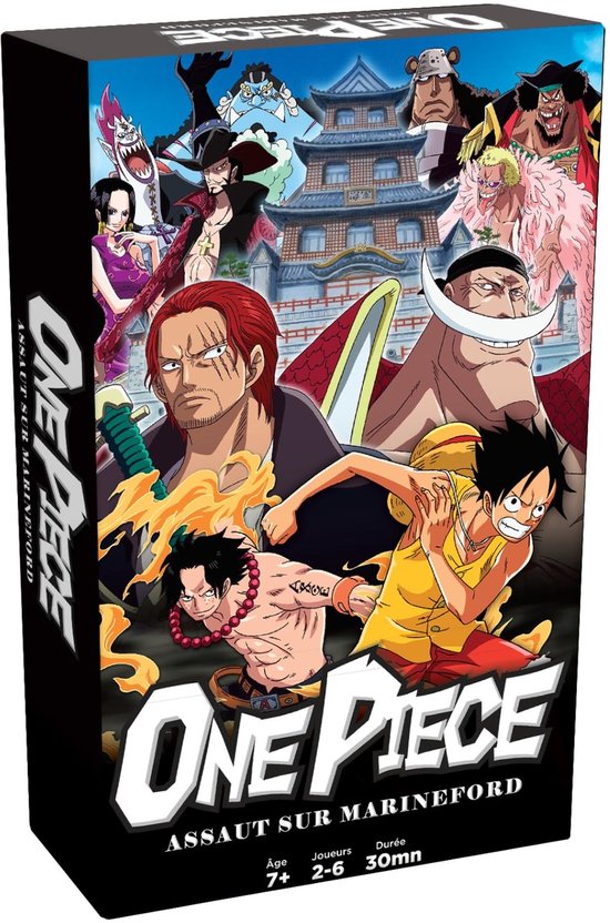 Omgoods- Strategisch Familiespel - One Piece - Aanval op Marineford - 2 tot 6 spelers - 7 jaar + - Epische slag met piraten en mariniers - Bordspel