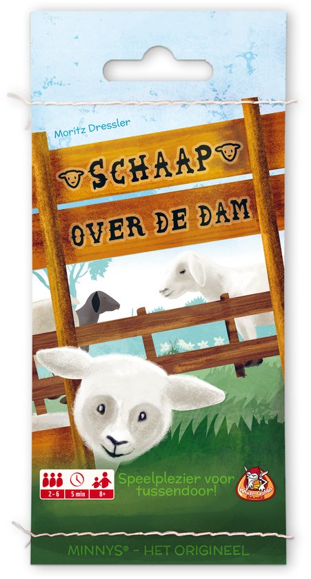 White Goblin Games Schaap over de Dam - Tactisch dobbelspel voor schapen