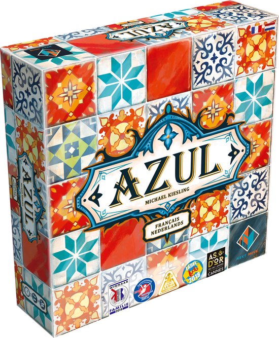 Next Move Games Azul - Tactisch bordspel -4 spelers - jaar