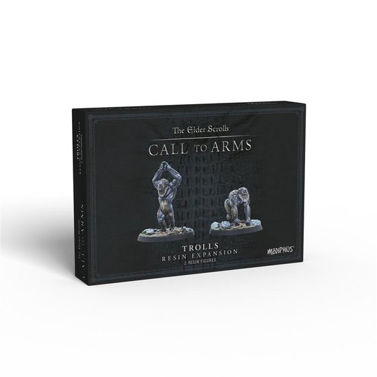The Elder Scrolls: Call To Arms - Trolls - Miniature Game - Ongeschilderd