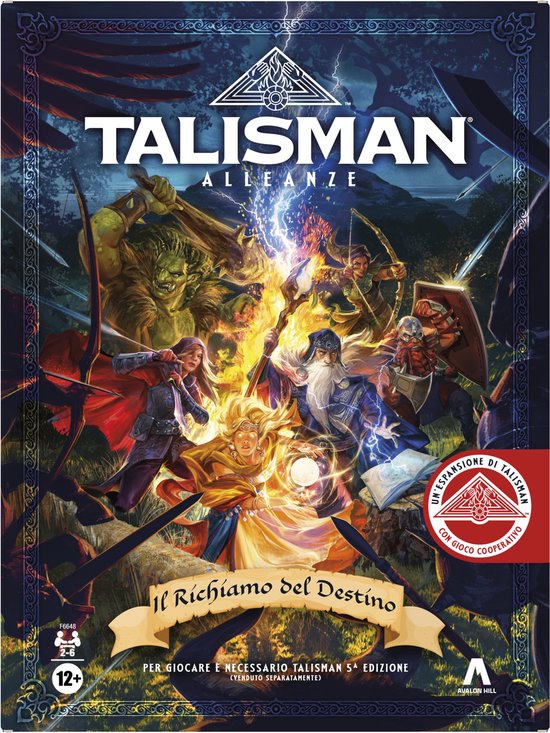 Jeu de plateau Talisman Alliances: Fate Beckons, extension Talisman, 12+ (Jeu de base Talisman 5e édition requis)