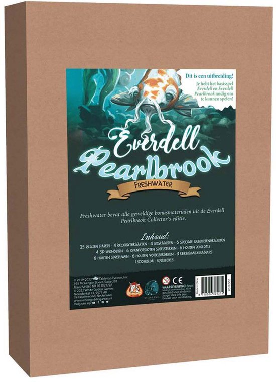 White Goblin Games - Everdell: Freshwater - jeu familial - 1 à 4 joueurs - 40 minutes - Dès 10 ans