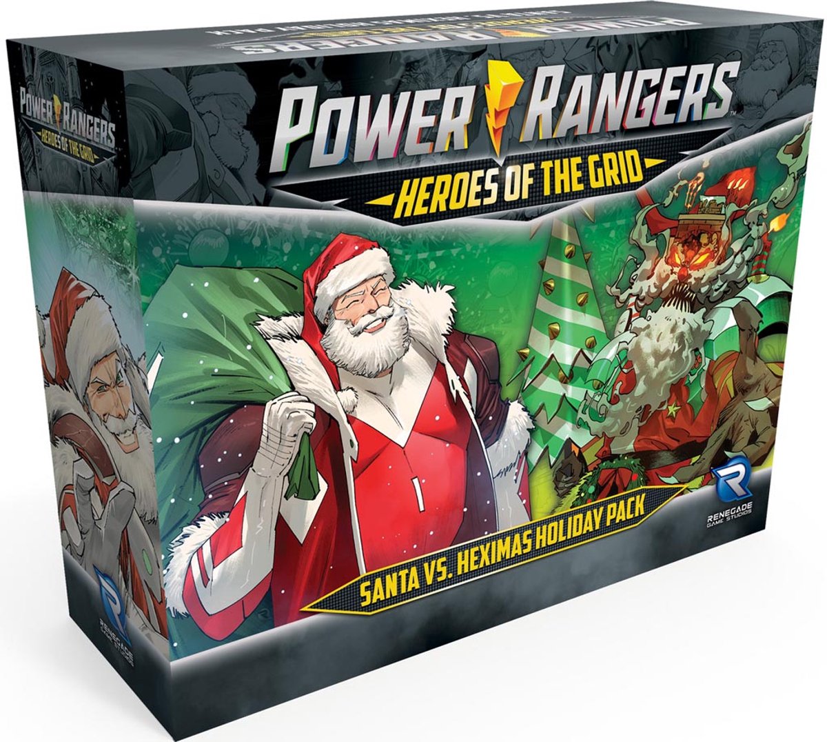 Power Rangers: Heroes of the Grid - Santa vs Heximas Holiday Pack - Bordspel Uitbreiding - Engels