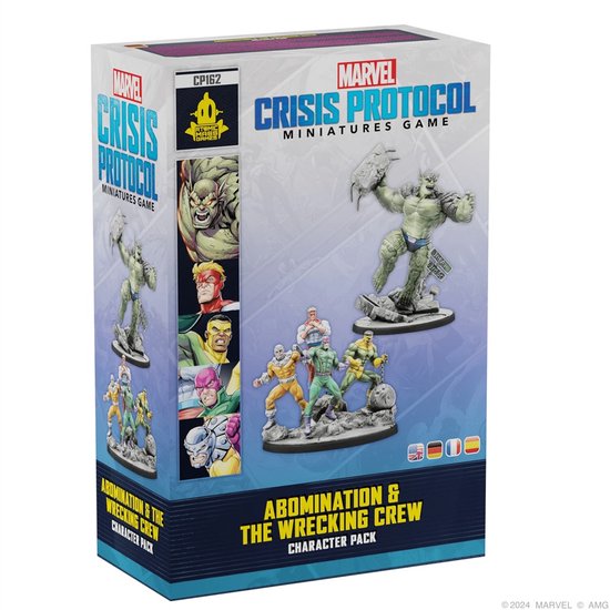 Atomic Mass Games Marvel speelset Abomination & Wrecking Crew miniaturen.