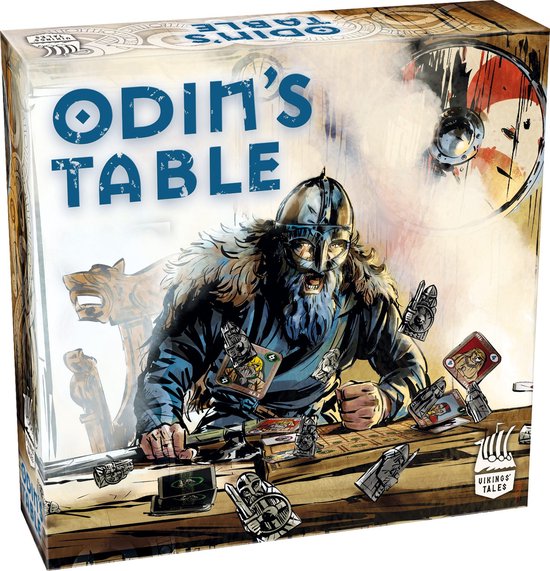 Tactic Odin's Table – Bordspel – Strategisch Vikings Duel – Goddelijke Krachten en Tactiek – Vikings Tales Serie – 2 Spelers – Jaar
