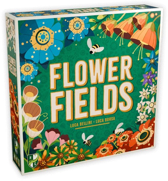 Flower Fields - Bordspel - Familiespel - Strategisch - Engelstalig - Horrible Guild