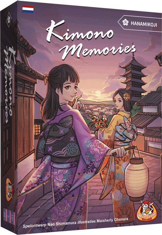 White Goblin Games - Kimono Memories - 2 persoonsspel - 2 spelers - In de wereld van Hanamikoji - 20 minuten - jaar