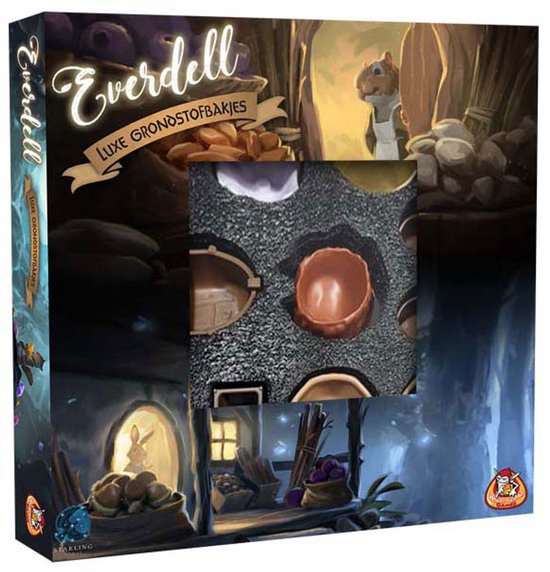 White Goblin Games - Everdell: Luxe Grondstofbakjes - familiespel - 1 tot 4 spelers - 40 minuten - jaar