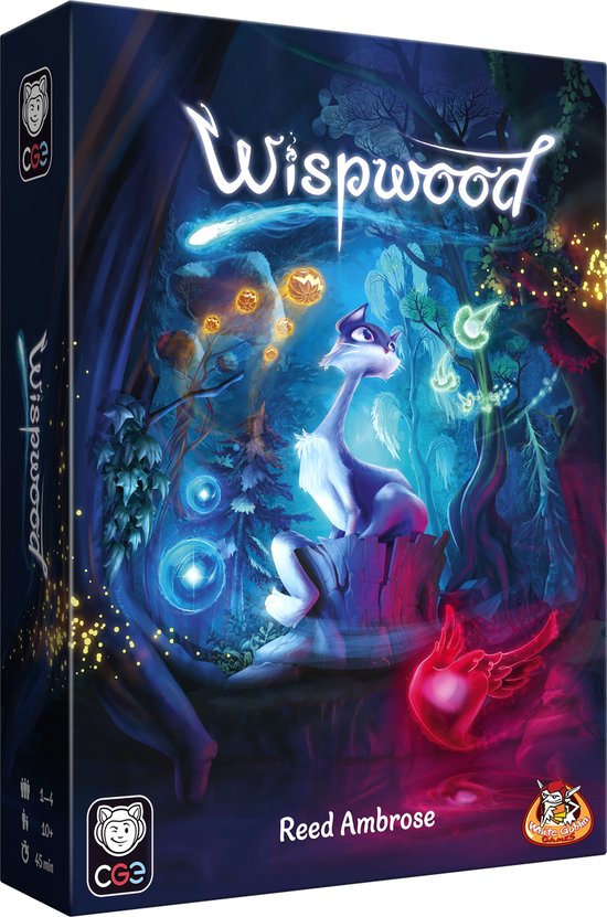 White Goblin Games - Wispwood - familiespel - 1 tot 4 spelers - Voor gezinnen en volwassenen - Magisch bordspel - jaar