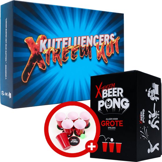 Kutfluencers + Xtreem Beerpong - Jeu à boire - Pack