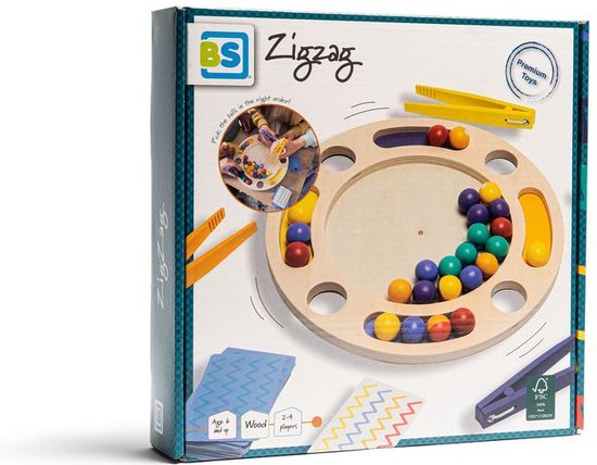BS Zigzag - Strategisch Kaartspel - FSC Hout - 2 tot 4 Spelers - jaar