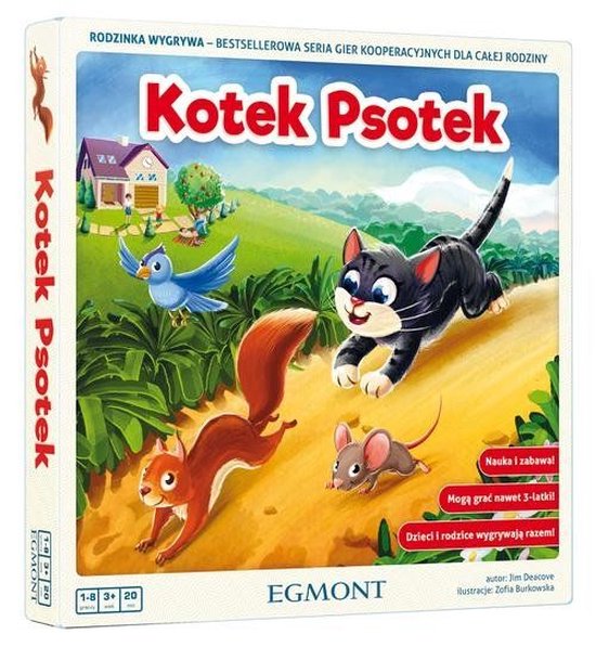 Egmont - Jeu de société - Kotek Psotek - 3+ - Coopératif