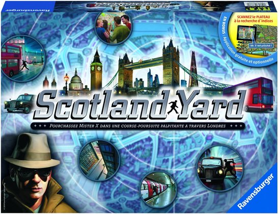 Omgoods - Jeu de société Scotland Yard pour Détectives