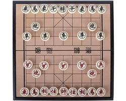 Omgoods- Schaken Magnetische Reisset - Opvouwbaar Bordspel - Compacte Set - 32 Schaakstukken - Draagbaar Ontwerp - Afmetingen 25 x 25 x 3 cm