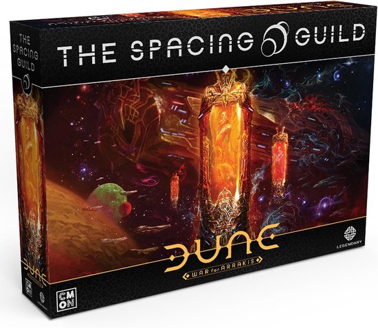 SnelShoppen - Bordspel Dune: Oorlog om Arrakis - Ruimtegilde Uitbreiding - Miniaturen Spel -4 Spelers - Jaar - Speeltijd 120 Minuten
