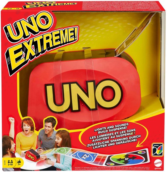 Mattel Games UNO Extreme - vernieuwde versie