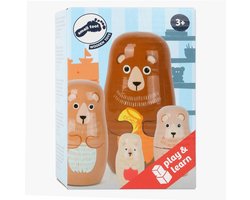 Small Foot - Houten Matroesjka Poppen Beren Familie