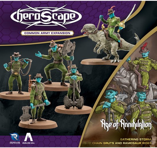 Heroscape Age of Annhilation Gruts and Ramosaur - Bordspel Uitbreiding - Engels
